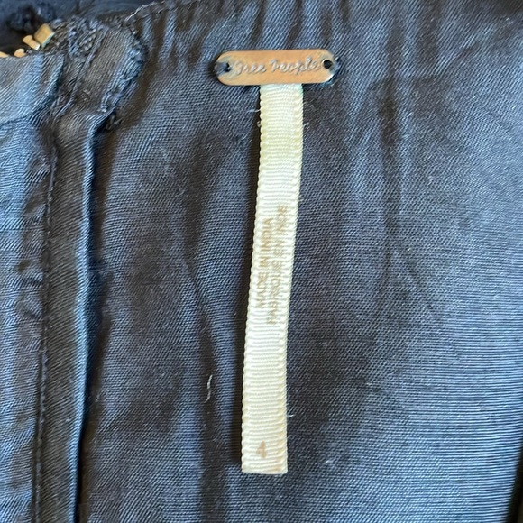 Free People Black Tunic Dress with Gold Embellishments - Picture 6 of 8